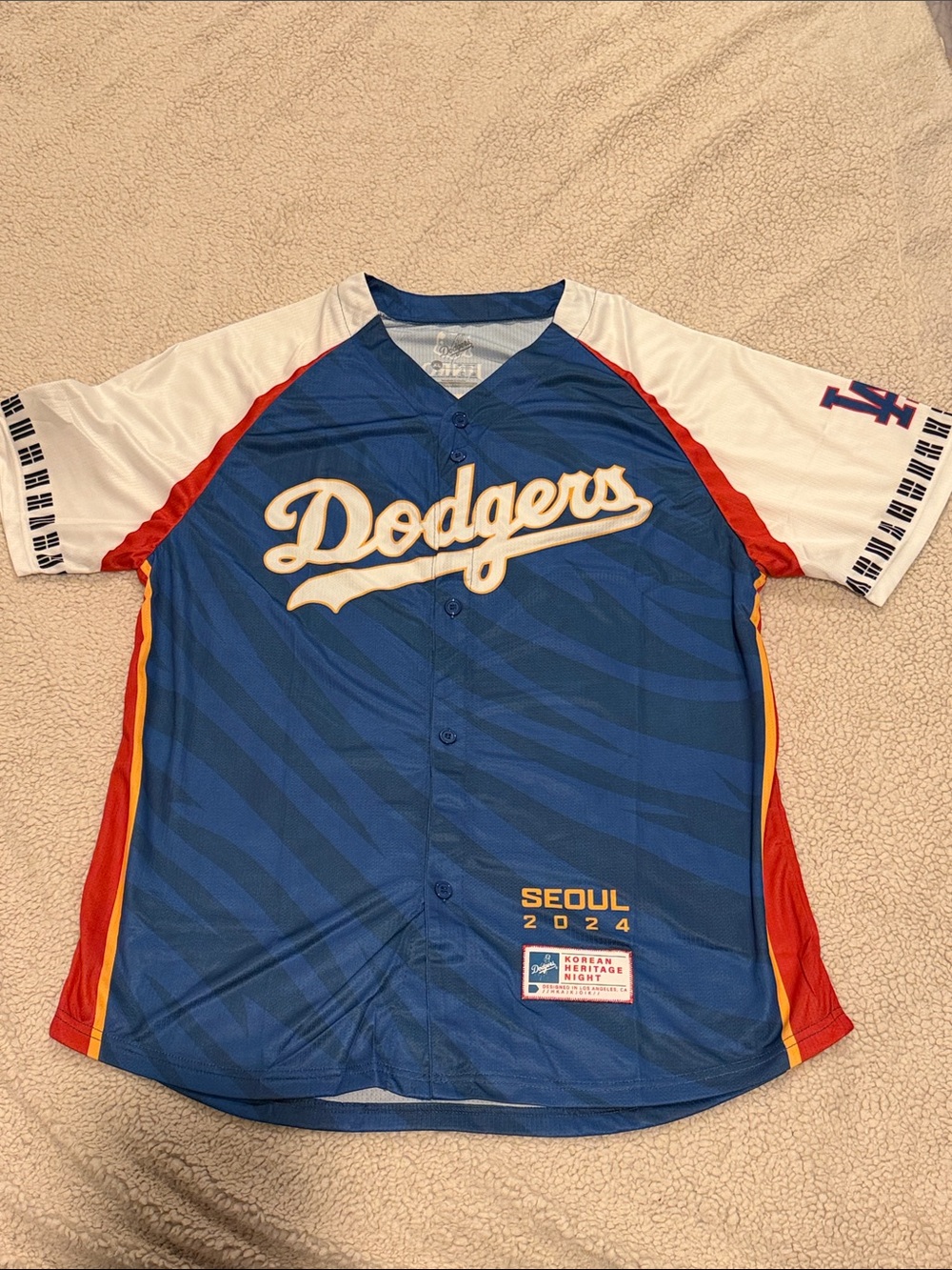 Dodgers Jersey Korean Heritage Night 2024 New